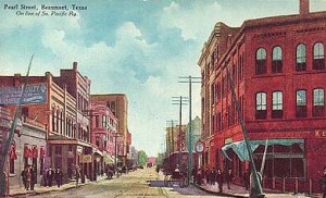 Old Postcard of Beaumont Texas