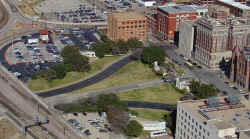 Dealey Plaza overview from Reunion Tower.