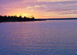Sunset on Lake Murray.