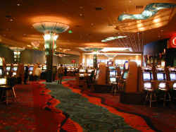 Inside the Tulalip Casino.