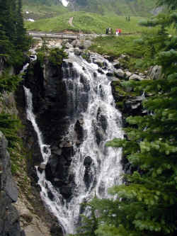 Myrtle Falls at Mount Rainier National Park.