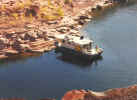High above the houseboat in Bobcat Cove on Lake Powell.