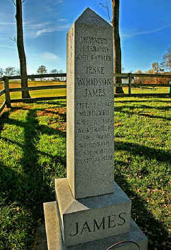 This is believed to be the gravesite of Jesse James.